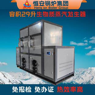 1吨生物质蒸汽发生器蒸发量每小时一吨压力7公斤同比节能20%