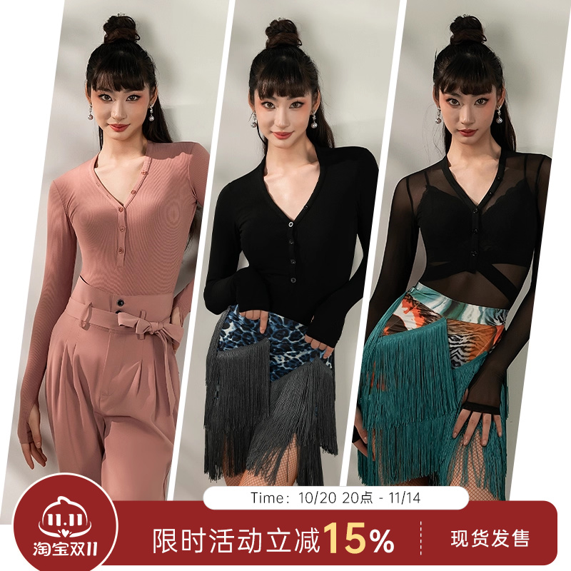 yes练功服上衣2022新款连体服