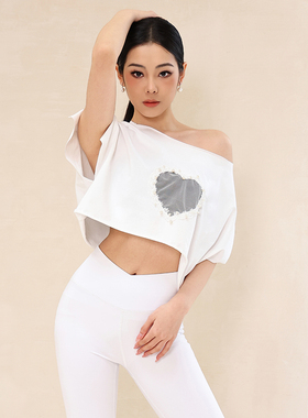 dancebaby拉丁舞上衣女新款舞服国标舞服成人时尚舞蹈服舞衣B311