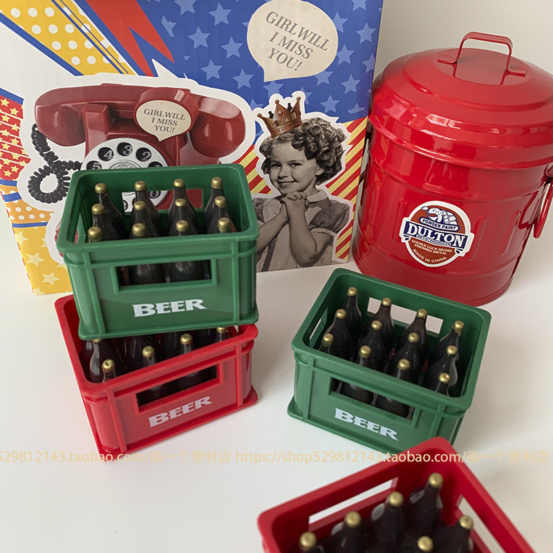 H-STORE 맥주 병따개 냉장고 자석 음식 장난감 상자 AMERICAN INS 가정 장식 와인 드라이버 자석