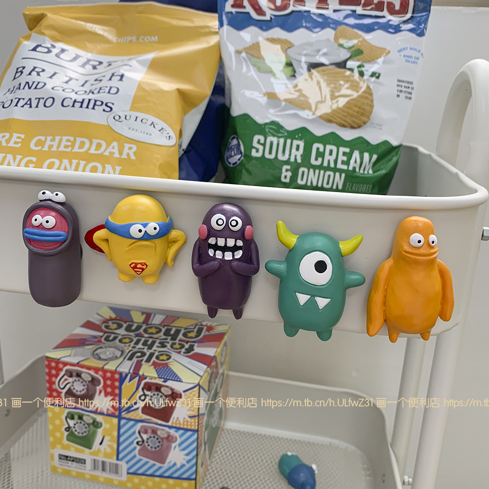 H-store 超萌小怪兽冰箱贴磁力贴磁贴个性创意可爱卡通入户门装饰