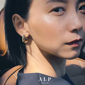 官方ALP JEWELRY法式 ME系列含蓄双层耳环C型设计高级感镀金耳钉