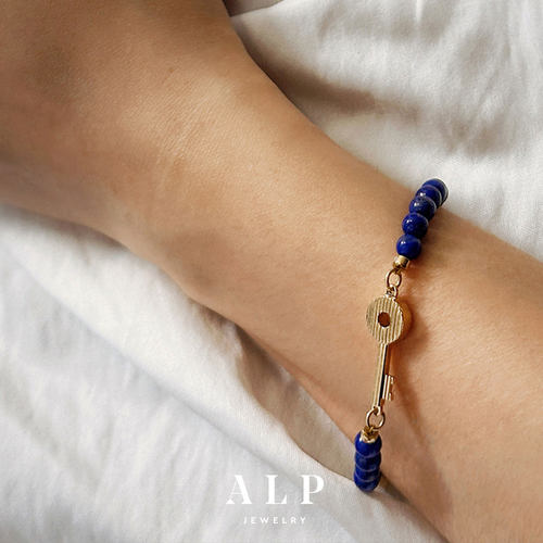 ALPJEWELRY7A级青金石显白手串