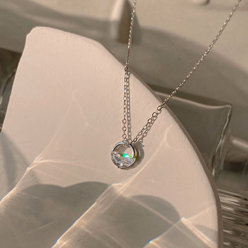 心动一夏~清泉项链女高级设计感小众2023新款潮锁骨链轻奢冷淡风