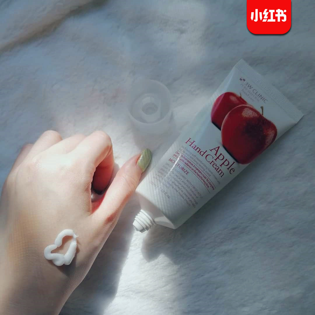 韩国3W CLINIC苹果味护手霜护手乳滋润保湿补水不油腻秋冬春夏季,美容护肤/美体/精油,护手霜,淘宝优惠券,粉丝福利购,淘宝优惠卷