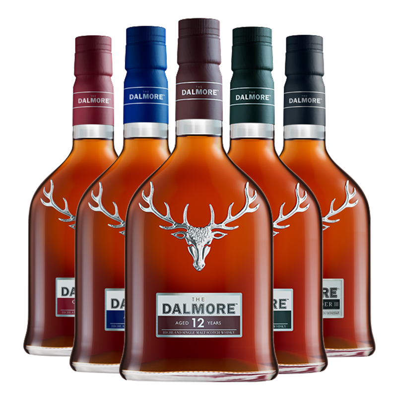 带盒 Dalmore大摩帝摩达尔摩12/15/18年雪茄亚历山单一麦芽威士忌