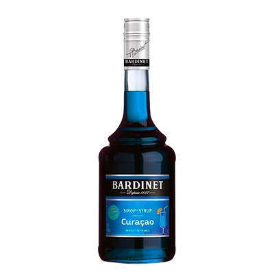 Bardinet Curacao 必得利蓝色柑橘糖浆 无酒精蓝橙糖浆调酒基酒