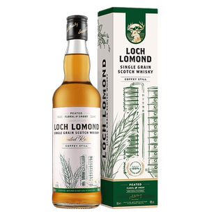 【2件8折】罗曼湖苏格兰单一谷物泥煤味威士忌500ml英国进口洋酒