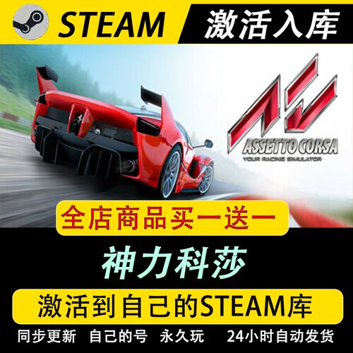steam正版 神力科莎 激活码CDKEY国区游戏入库全球