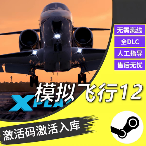 steam模拟飞行12CDKEY激活码全DLC入库