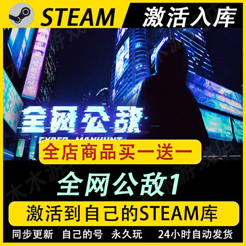 全网公敌1激活码CDKEY国区全DLC游戏入库全球