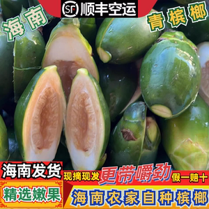 海南农家青槟榔现摘新鲜生果甜苦味仔荖叶散装带配料一口独立包装