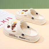 女夏季 新款 踩屎感厚底防滑手术室拖鞋 洞洞鞋 时尚 外穿软底沙滩凉拖