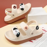 Tide, летние сандалии, обувь, нескользящие модные тапочки на платформе, пляжные слайдеры, коллекция 2023, популярно в интернете, мягкая подошва