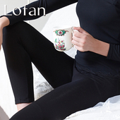 Lofan纯色贴身保暖长裤 柔软舒适女士保暖打底裤 8056