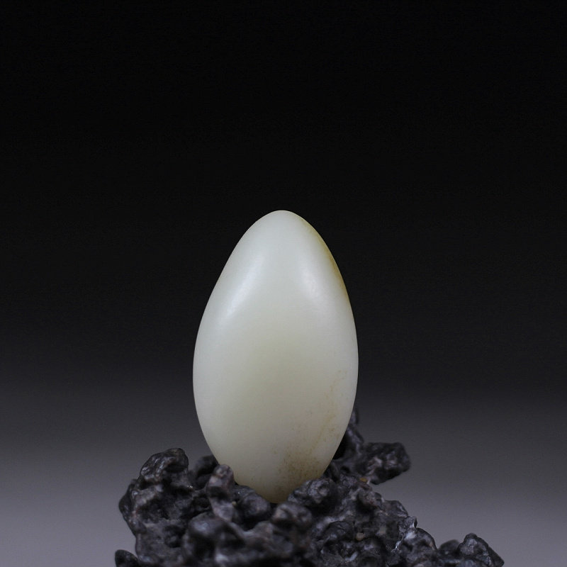 和田玉籽料原石29克天然新疆和田撒金皮白玉籽料籽玉原料挂件