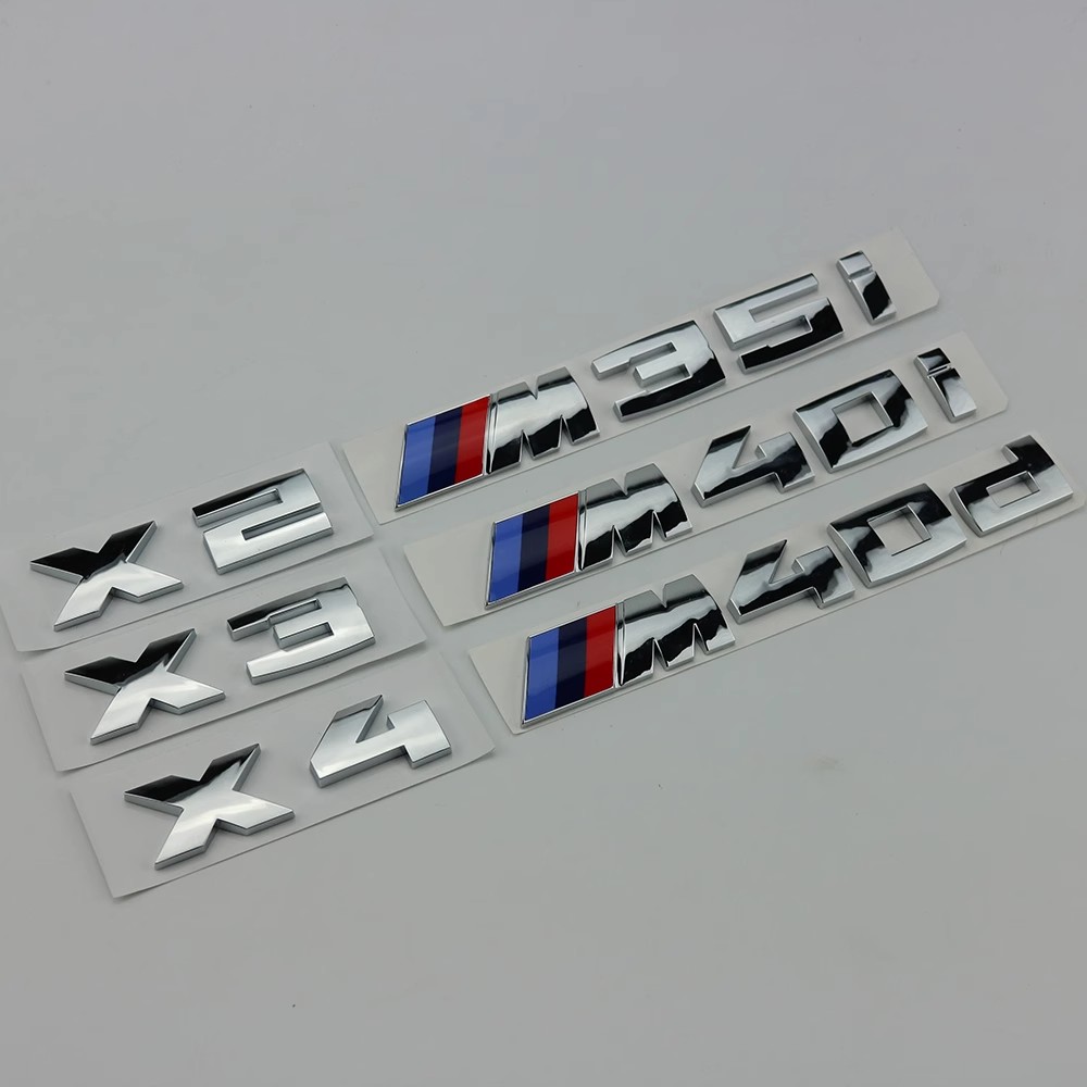 适用于宝马新款X3X4X5尾标字母标