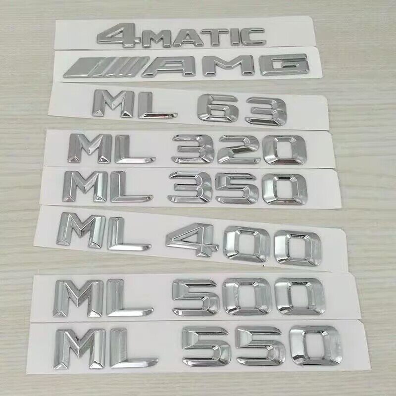 奔驰ML63改装排量车标立体贴标