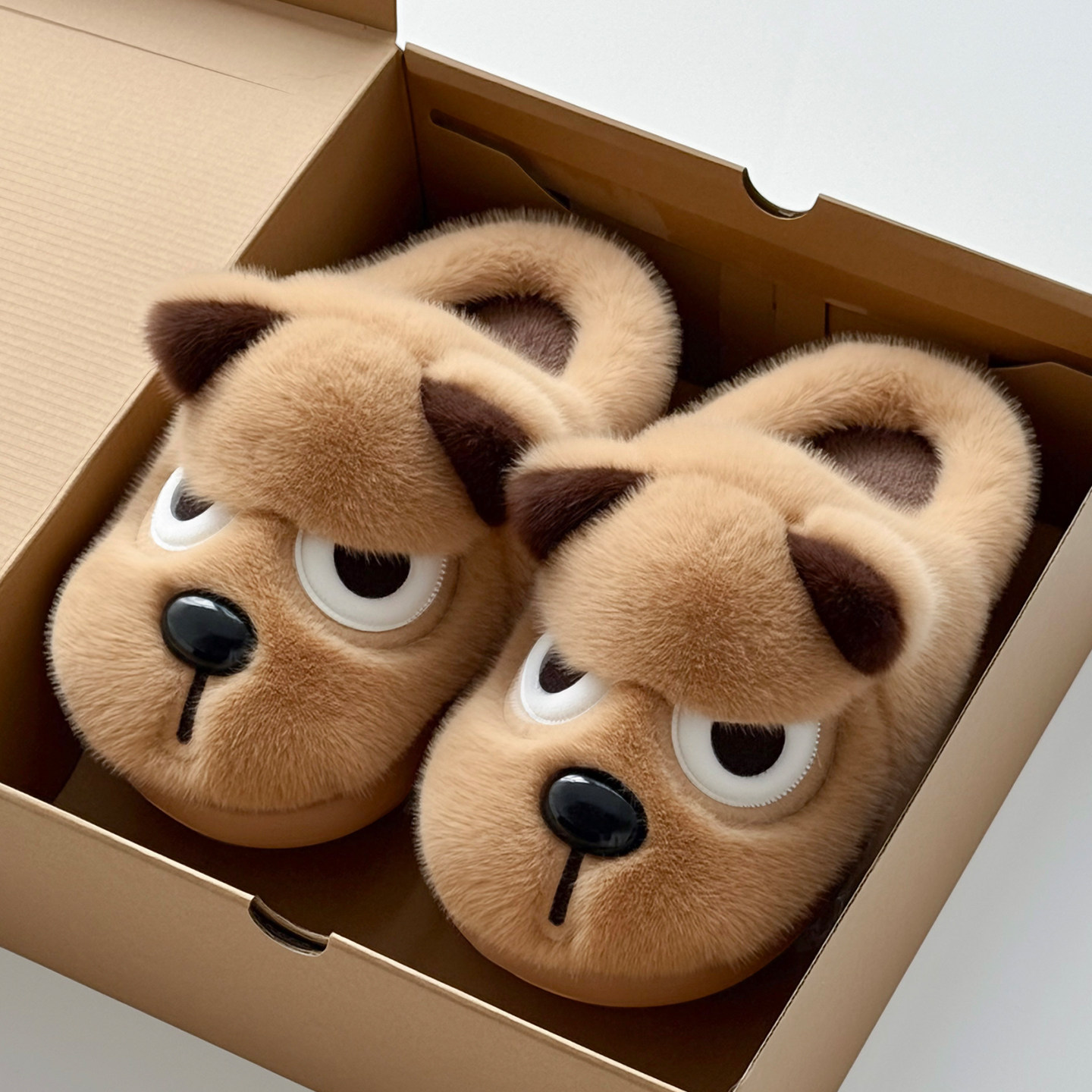 生气小狗棉拖鞋女士冬季2025新款