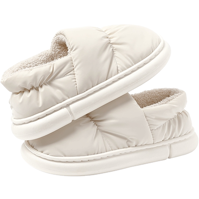 买一送一羽绒棉拖鞋女士冬季