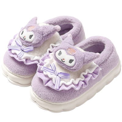 库洛米儿童棉拖鞋女童冬季2025
