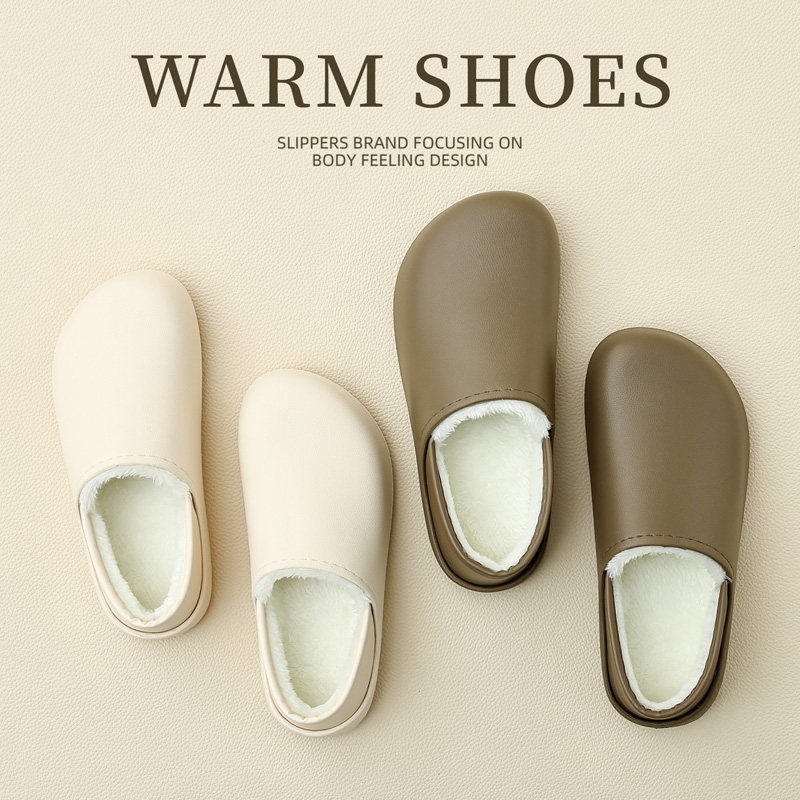 防水棉拖鞋女士冬季包跟外穿2025新款室内家居情侣保暖毛绒棉鞋男,居家布艺,居家棉拖/棉鞋,淘宝优惠券,粉丝福利购,淘宝优惠卷