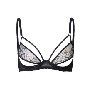 浪漫法国蕾丝性感镂空内衣超薄文胸 Spicy法式 可辣Cute and