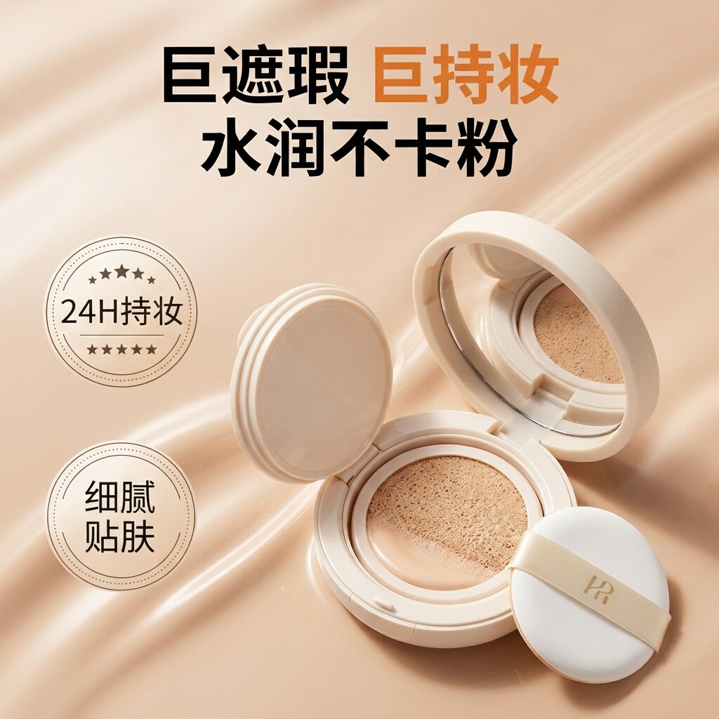 李佳琪推荐气垫BB霜油皮粉底液痘痘补水保湿遮瑕持久不易脱妆气垫
