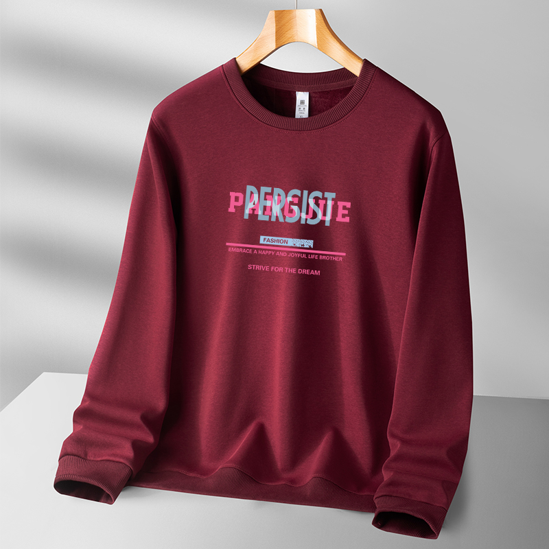 2025秋冬季加肥加大码胖子男卫衣加厚加绒宽松休闲大号长袖打底衫