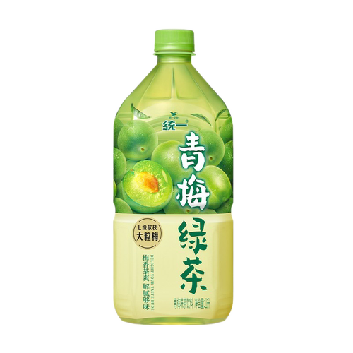 统一青梅绿茶金桔柠檬1L*8瓶整箱批特价冰红茶网红果味茶饮料500M