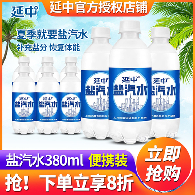 延中盐汽水380ml*12瓶整箱批特价