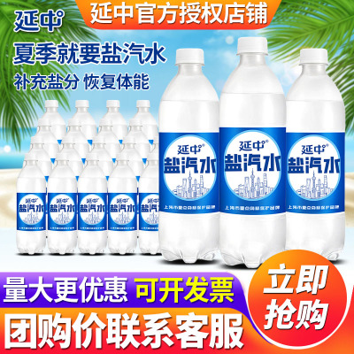 上海延中盐汽水600ml*20瓶整箱装