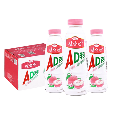 娃哈哈AD钙奶450ml*15大瓶装整箱