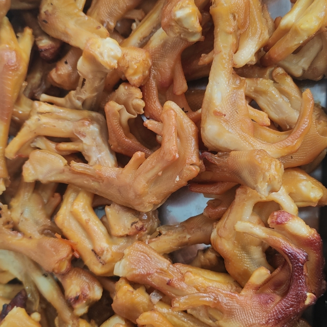 瑞安烟熏鸭掌鹅掌风味小吃卤味熟食当天现做现卖250克袋装
