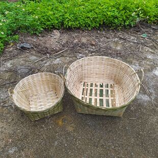 竹编竹篓米篓竹编箩筐水果疏菜竹箩鸡蛋篮鸡蛋箩杂物筐