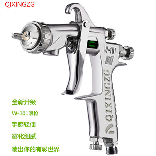 进口 W-101喷漆枪手动上下壶汽车喷漆家具面漆气动油漆高雾化喷枪