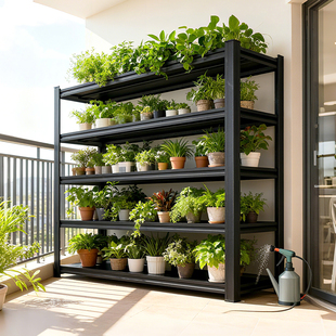 德国进口家用置物架落地阳台花架仓库储藏室储物架仓储货架收纳架