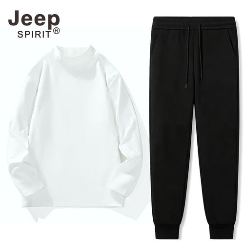 JEEPSPIRIT德绒秋季卫衣套装