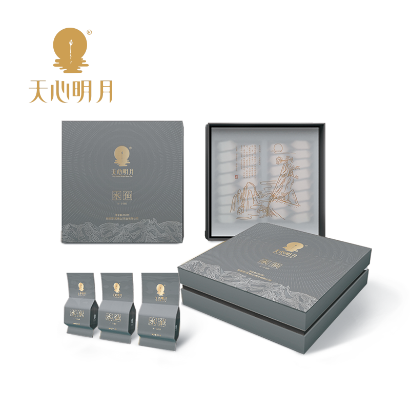 天心明月水仙武夷山大红袍茶叶武夷岩茶正岩水仙250克送礼盒装