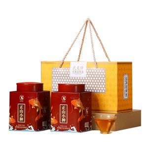 武夷星正山小种红茶古涧系列新茶两罐装正宗桐木关送礼长辈250克