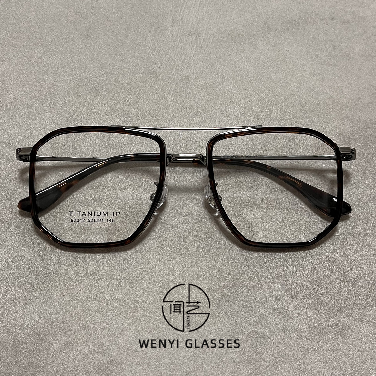 52口21大框钛架近视眼镜男可配度数散光防蓝光变色大脸双梁眼镜潮,ZIPPO/瑞士军刀/眼镜,定制成品光学镜,淘宝优惠券,粉丝福利购,淘宝优惠卷