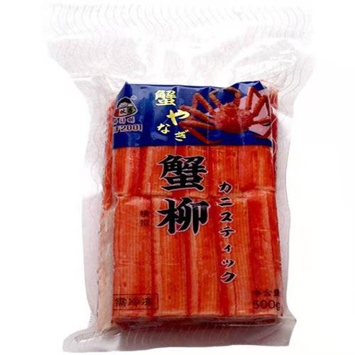 韩式小伙子蟹棒手撕蟹柳火锅食材关东煮寿司材料蟹足棒500g