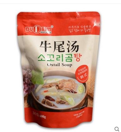 包邮嘟嘟林韩式牛尾汤600克 加热即食 美味牛尾汤速食汤营养便捷