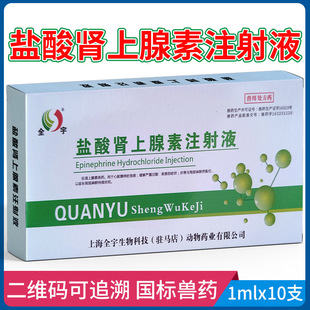 兽药盐酸肾上腺素兽用注射液肾上腺素急救针强心针局麻缓解过敏用