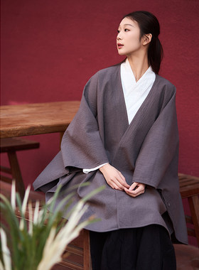 【照本堂】新中式女装披肩外套复古简约茶服女MW4290