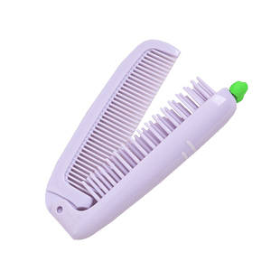 儿童梳子可爱胡萝卜折叠梳2026新款小女孩学生长发便携直卷两用梳