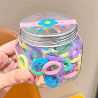 Тонкие резинки для волос ярких цветов, 140 шт.