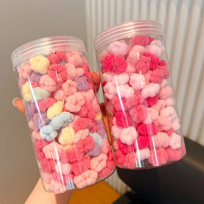 儿童头绳不伤发高弹力毛巾圈宝宝扎发皮筋发量少耐用头饰女童发圈 — 6