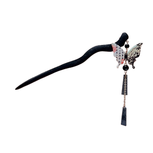 新中式女童汉服马面裙簪子配饰儿童古风发簪新年步摇流苏发钗头饰