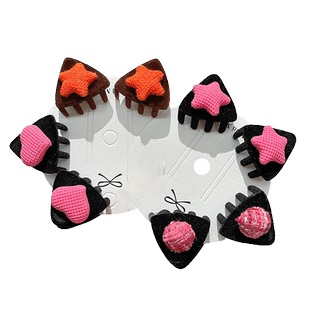 双面抓夹儿童猫耳朵发卡头饰刘海夹公主女童碎发夹子宝宝发夹发饰